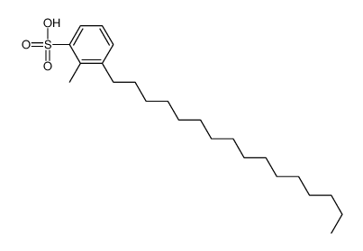 3-hexadecyl-2-methylbenzenesulfonic acid Structure