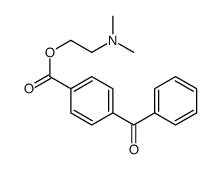 2-(dimethylamino)ethyl 4-benzoylbenzoate Structure
