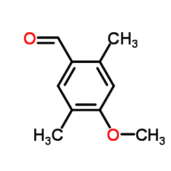2,5-二甲基-4-甲氧基苯甲醛结构式