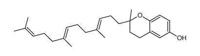 2-methyl-2-[(3E,7E)-4,8,12-trimethyltrideca-3,7,11-trienyl]-3,4-dihydrochromen-6-ol结构式