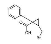 (Z)-1-苯基-2-(溴甲基)环丙烷羧酸结构式