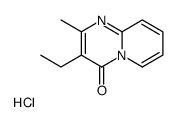 3-ethyl-2-methylpyrido[1,2-a]pyrimidin-4-one,hydrochloride Structure