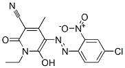 5-[(4-chloro-2-nitrophenyl)azo]-1-ethyl-1,2-dihydro-6-hydroxy-4-methyl-2-oxonicotinonitrile picture