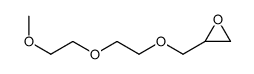 2-((2-(2-methoxyethoxy)ethoxy)methyl)oxirane Structure