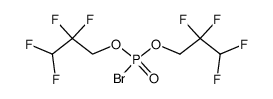 bis(2,2,3,3-tetrafluoropropyl) phosphorobromidate Structure