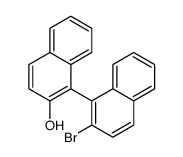 1-(2-溴萘-1-基)萘-2-酚结构式
