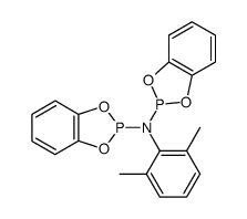 Bis-benzo[1,3,2]dioxaphosphol-2-yl-(2,6-dimethyl-phenyl)-amine结构式