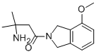 3-amino-1-(4-methoxyisoindolin-2-yl)-3-methylbutan-1-one structure