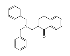 2-[(dibenzylamino)methyl]-3,4-dihydro-2H-naphthalen-1-one Structure