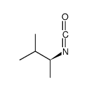 (S)-(+)-3-甲基-2-丁基异氰酸酯结构式