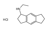 1,2,3,5,6,7-Hexahydro-N-ethyl-s-indacen-1-amine hydrochloride结构式