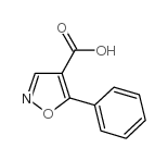 5-苯基异噁唑-4-羧酸结构式