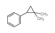 (2,2-dimethylcyclopropyl)benzene Structure