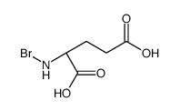 (2S)-2-(bromoamino)pentanedioic acid Structure