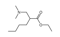 ethyl 2-((dimethylamino)methyl)hexanoate结构式