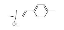 2-Hydroxy-2-methyl-4-(p-methylphenyl)-3-butene结构式