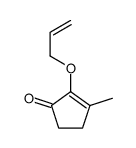 3-methyl-2-prop-2-enoxycyclopent-2-en-1-one结构式