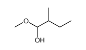 1-methoxy-2-methylbutan-1-ol结构式