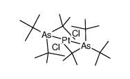 bis(tri-tert-butyl-l5-arsanyl)platinum(IV) chloride结构式