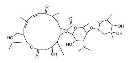 23-O-DesMycinosyl-tylosin Structure
