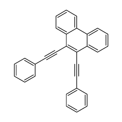 9,10-bis(2-phenylethynyl)phenanthrene Structure