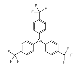 tris[4-(trifluoromethyl)phenyl]arsane Structure