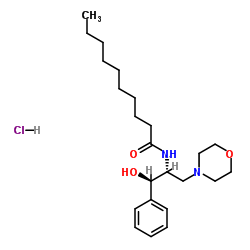 DL-threo-PDMP (hydrochloride) Structure