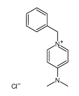 N-phenylmethyl(dimethylamino)pyridinium chloride结构式