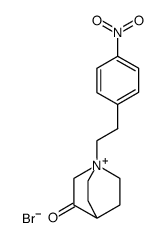 1-(4-nitrophenethyl)-3-oxoquinuclidin-1-ium bromide Structure