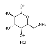 β-D-Glucopyranose, 6-amino-6-deoxy-, hydrochloride Structure