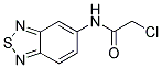 N-苯并[1,2,5]噻二唑-5-基-2-氯-乙酰胺结构式