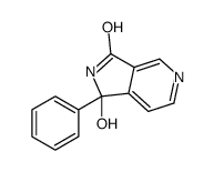 1-hydroxy-1-phenyl-2H-pyrrolo[3,4-c]pyridin-3-one Structure
