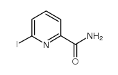6-碘吡啶-2-羧酸酰胺结构式
