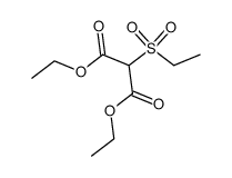 ethanesulfonyl-malonic acid diethyl ester Structure