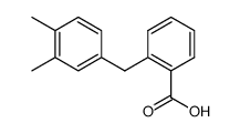 2-(3,4-dimethyl-benzyl)-benzoic acid结构式