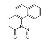 N-(2-methyl-[1]naphthyl)-N-nitroso-acetamide结构式