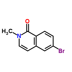 6-Bromo-2-methylisoquinolin-1(2H)-one Structure