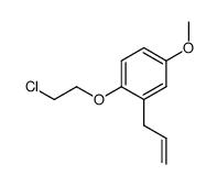2-allyl-1-(2-chloroethoxy)-4-methoxybenzene Structure