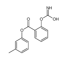 (3-methylphenyl) 2-carbamoyloxybenzoate结构式
