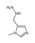 5-(肼基甲基)-1-甲基-1H-咪唑盐酸盐结构式