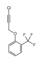 1-(3-氯-2-丙炔氧基)-2-(三氟甲基)苯结构式