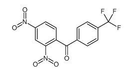 (2,4-dinitrophenyl)-[4-(trifluoromethyl)phenyl]methanone结构式