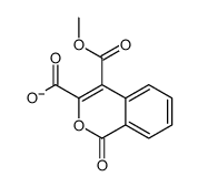 4-methoxycarbonyl-1-oxoisochromene-3-carboxylate结构式