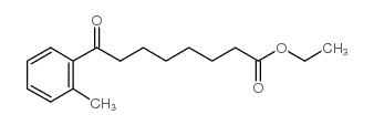 ethyl 8-(2-methylphenyl)-8-oxooctanoate结构式