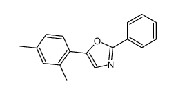 5-(2,4-dimethylphenyl)-2-phenyl-1,3-oxazole结构式