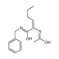 2-acetamido-N-benzylhex-2-enamide Structure