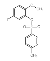 5-Iodo-2-methoxyphenyl 4-methyl benzenesulfonate结构式