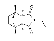 2-ethyl-4-methyl-hexahydro-4,7-epioxido-isoindole-1,3-dione Structure