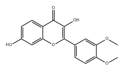 3,7-dihydroxy-3',4'-dimethoxyflavone Structure