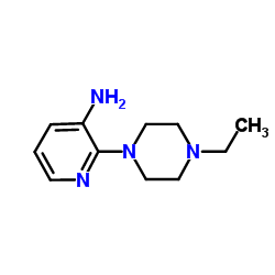 2-(4-Ethyl-1-piperazinyl)-3-pyridinamine Structure